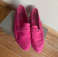 Slipper Leder Pink Größe 41/ Lederslipper Damen Fuchsia Hessen - Eichenzell Vorschau