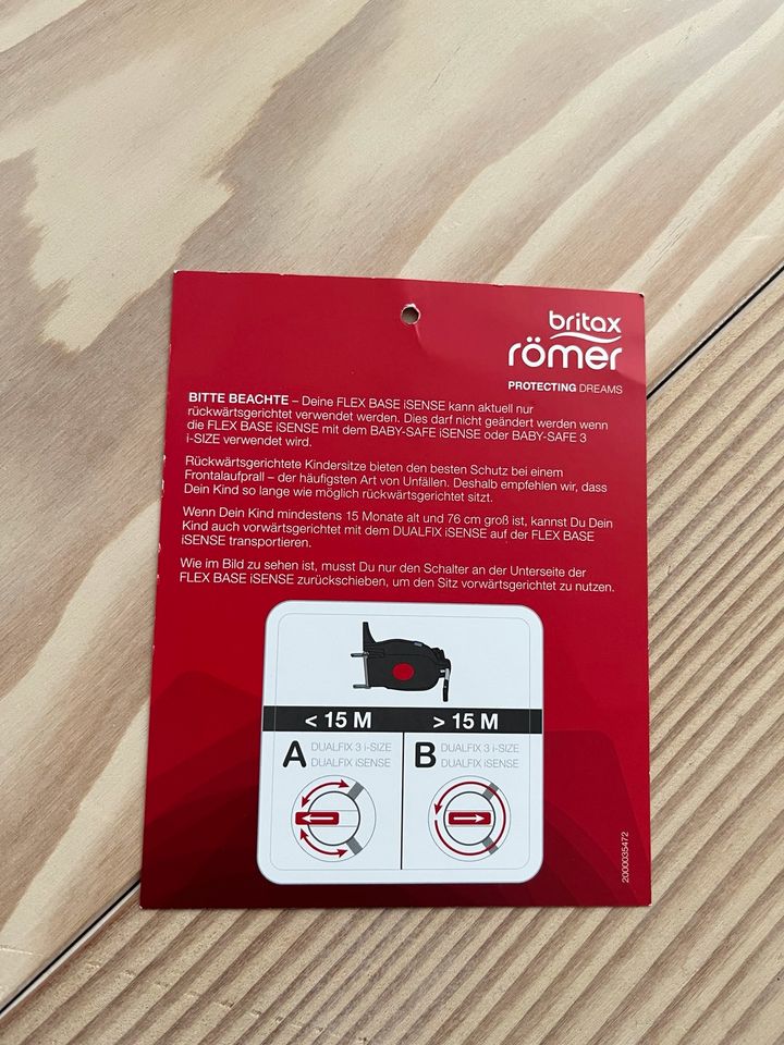 Britax Römer Premium Baby Safe & Flex Base iSense in Konnersreuth