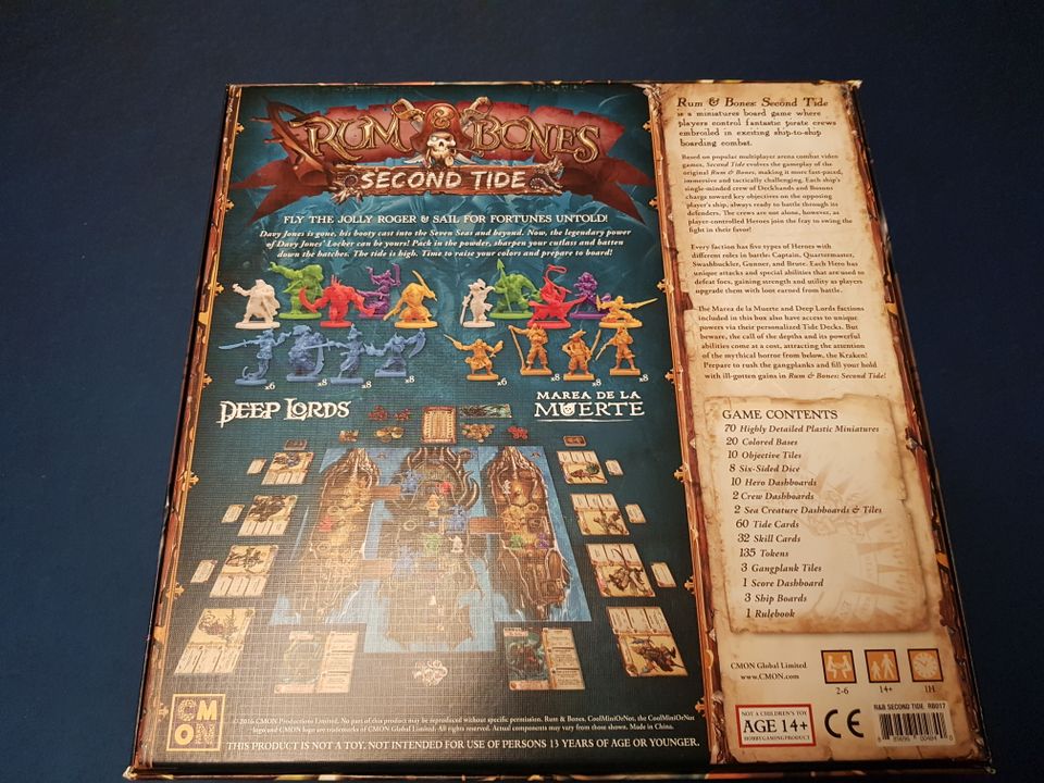 Rum and Bones Second Tide Kickstarter Paket + Upgrade Kit in Würzburg