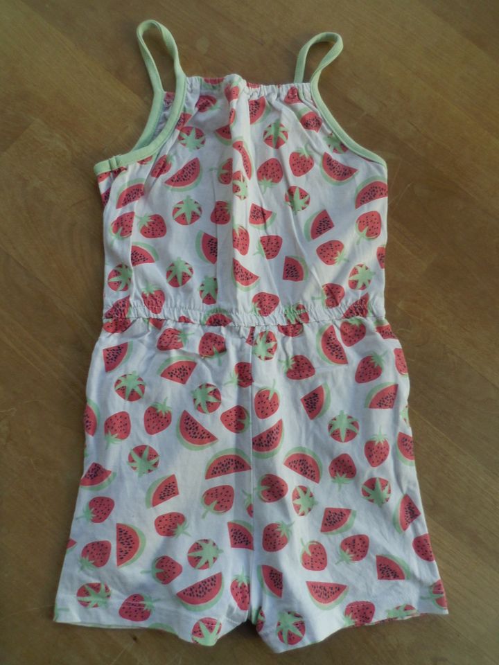 name it Jumpsuit Jumper Overall Gr. 104 4Y Erdbeeren Melonen in Plankstadt