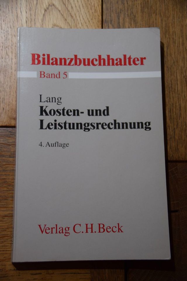 Buch Kosten- und Leistungsrechnung für Bilanzbuchhalter in Chemnitz