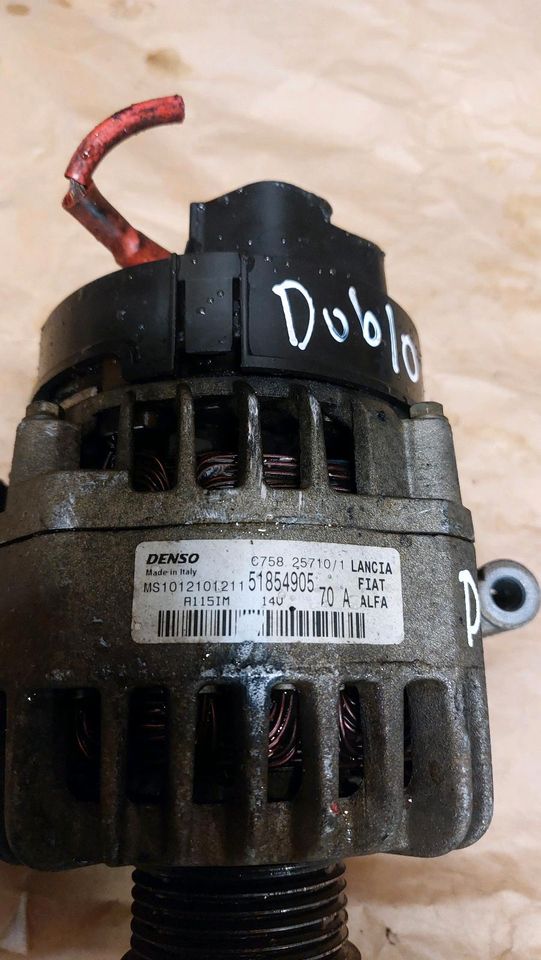 Fiat Doblo Combo lichtmaschine 1.3 Diesel 51854905 in Bochum