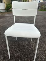 Schlichter weißer Stuhl Hessen - Darmstadt Vorschau