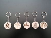 Schlüsselanhänger aus Holz mit Motiv Hessen - Kassel Vorschau