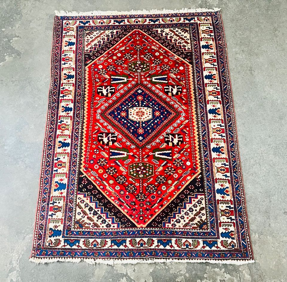 Vintage Perser Teppich Ghashghai 60er Sashqai Orient 150 x 210 in Köln