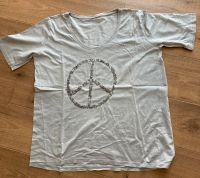 T-Shirt mit Pailletten in hellem Grau hellgrau oilwashed 46/48 Rheinland-Pfalz - Hackenheim Vorschau