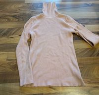 Mädchen Rollkragen Strick Pullover rosa 134 Hessen - Büttelborn Vorschau