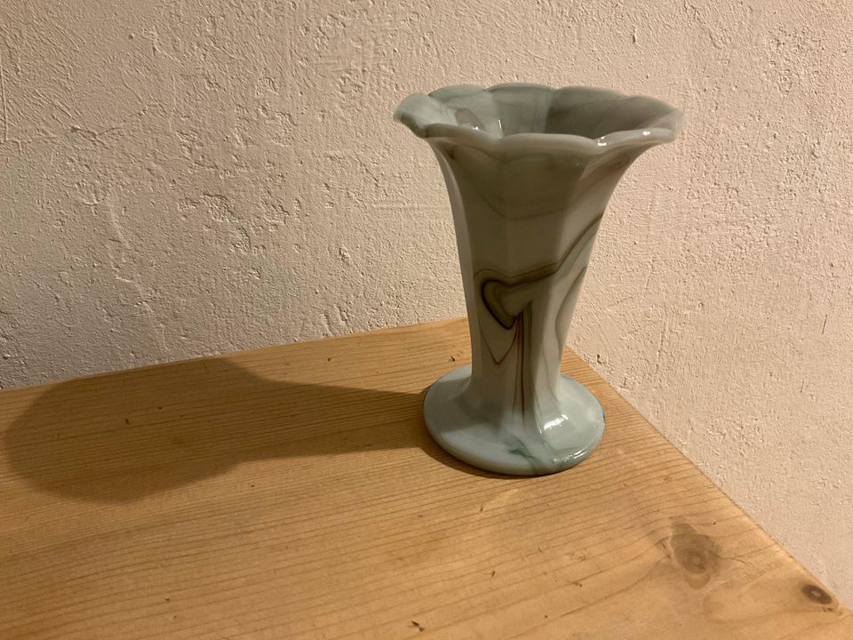 True vintage Marmor Vase marmorierte Vase chic clean Minimalismus in Wuppertal