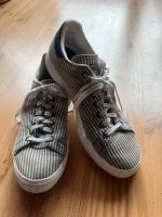 Adidas Sneaker Stan Smith weiß/blau gestreift Baden-Württemberg - Kernen im Remstal Vorschau