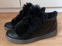 Gabor Boots Stiefeletten Schwarz Leder mit Fell 7/40,5 wie Neu Düsseldorf - Benrath Vorschau