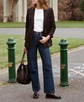 Max Mara 100% Leinen Blazer Jacke Hemd Linen Shirt Schwarz Sachsen - Struppen Vorschau