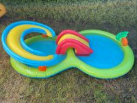 Kinder Planschbecken Pool mit Rutsche und Wasserspaß Neu OVP Wandsbek - Hamburg Marienthal Vorschau