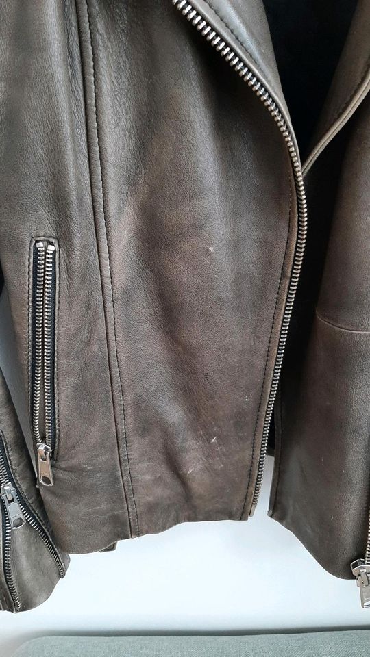 Whistles leather jacket Lederjacke 36 s arket topshop in Wickede (Ruhr)