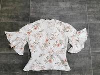schicke sommerliche Bluse aus Leinen Lino Blumen Zara Gr 34 XS 32 Bayern - Zapfendorf Vorschau