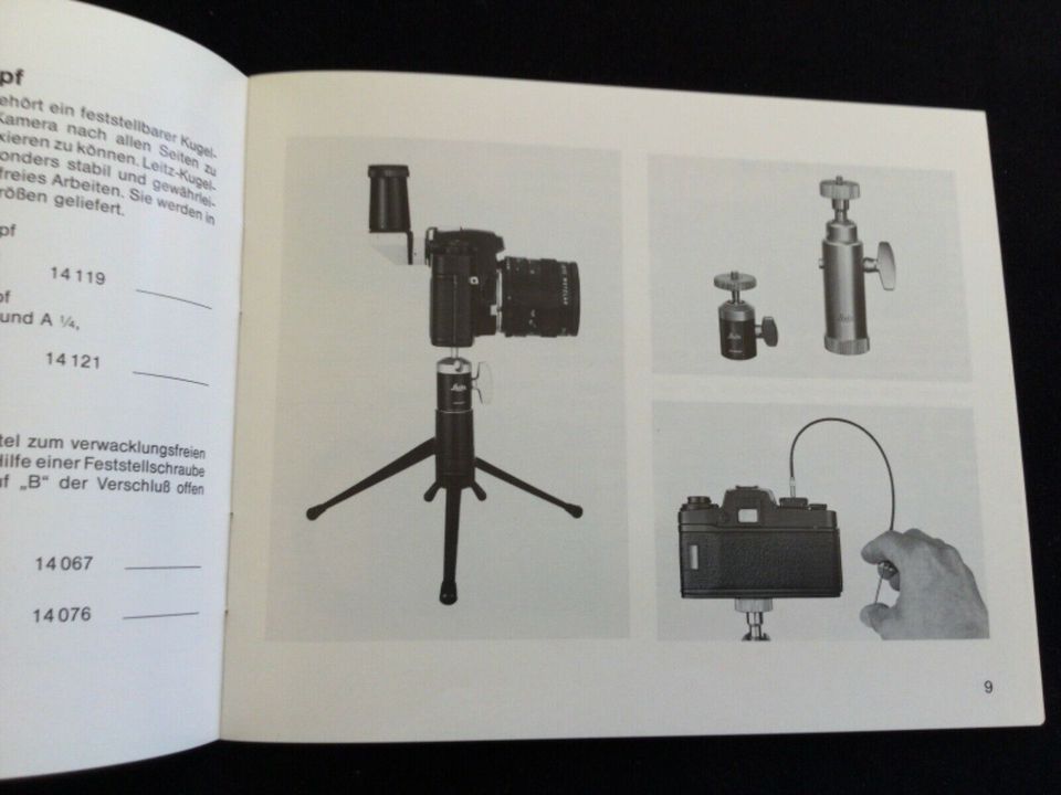 Leica R4 Garantie Heft und Zubehör Katalog Prospekt von 1981 in Kiel