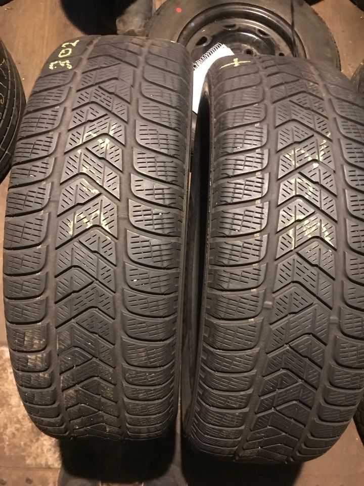 2X REIFEN PIRELLI 215/65 R 17 99V DOT:2816  M+S WINTERREIFEN- 302 in Pattensen