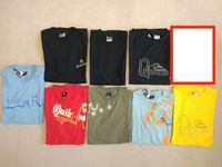 Quiksilver TShirts T-Shirt Blau Schwarz Grün Grau Weiß Rot Gelb L Berlin - Schöneberg Vorschau