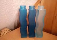 3 Vasen blau Wellen geschwungen Ikea Sämt • BtBj Baden-Württemberg - Neudenau  Vorschau