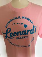 Leonards Bakery Hawaii T-Shirt Malasada rosa pink Honolulu Retro Bayern - Heßdorf Vorschau