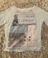 Langarmshirt mit Aufdruck und glitzernden Ärmeln Baden-Württemberg - Ulm Vorschau