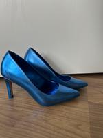 Blaue Stöckelschuhe Bayern - Fürstenfeldbruck Vorschau