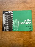 Alfa Romeo auf der Frankfurter IAA 1963 Nordrhein-Westfalen - Freudenberg Vorschau