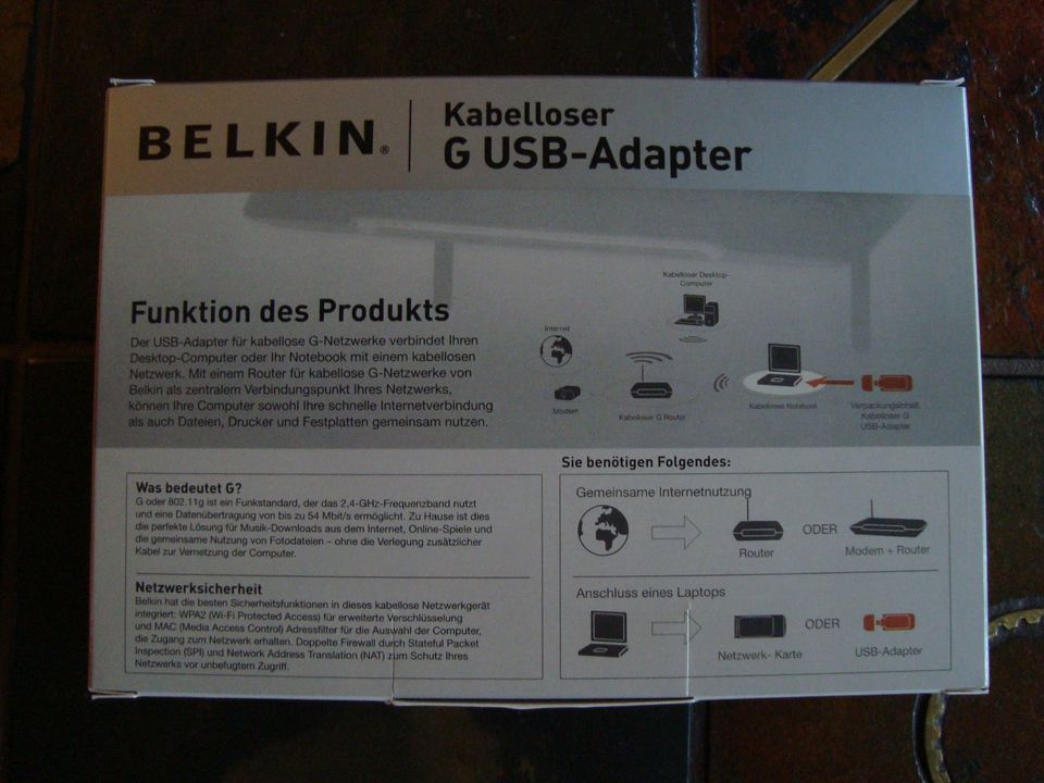 Belkin Kabelloser G USB-Adapter in Berlin