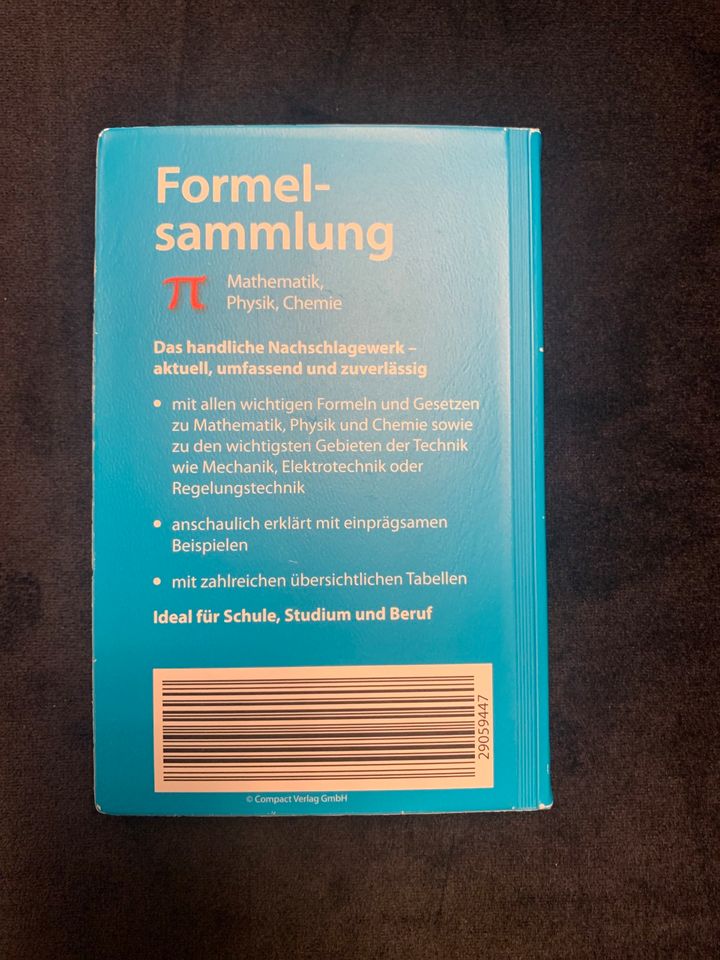 Formelsammlung Mathematik Physik Chemie Compact Verlag in Wilhelmshaven