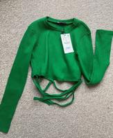 NEU ungetragen Zara CROP top langarm grün S/M 36/38 Berlin - Borsigwalde Vorschau