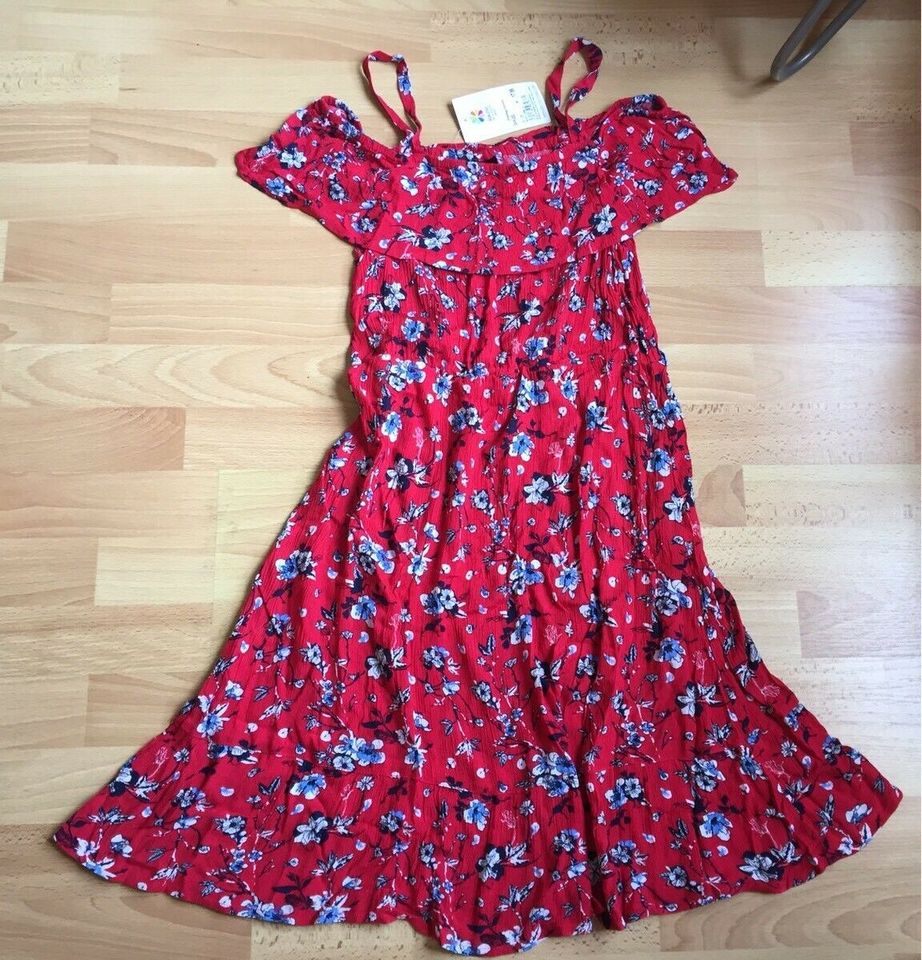 Süßes Kleid Sommerkleid Carmen rot Neu mit Etikett Gr.  38 in Wuppertal