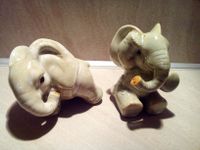 Keramik Elefanten, 2 Stück, Vintage , Größe 10 cm Bayern - Fürth Vorschau