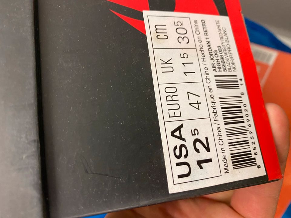 Jordan 1 / 2 / 4 / 5 / 6 / 11 - Fragment / toro / infrared / bred in Berlin