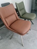 Stühle, Drehstuhl, Stoff braun, dunkelgrün - Alugestell, wie neu! Nordrhein-Westfalen - Hüllhorst Vorschau
