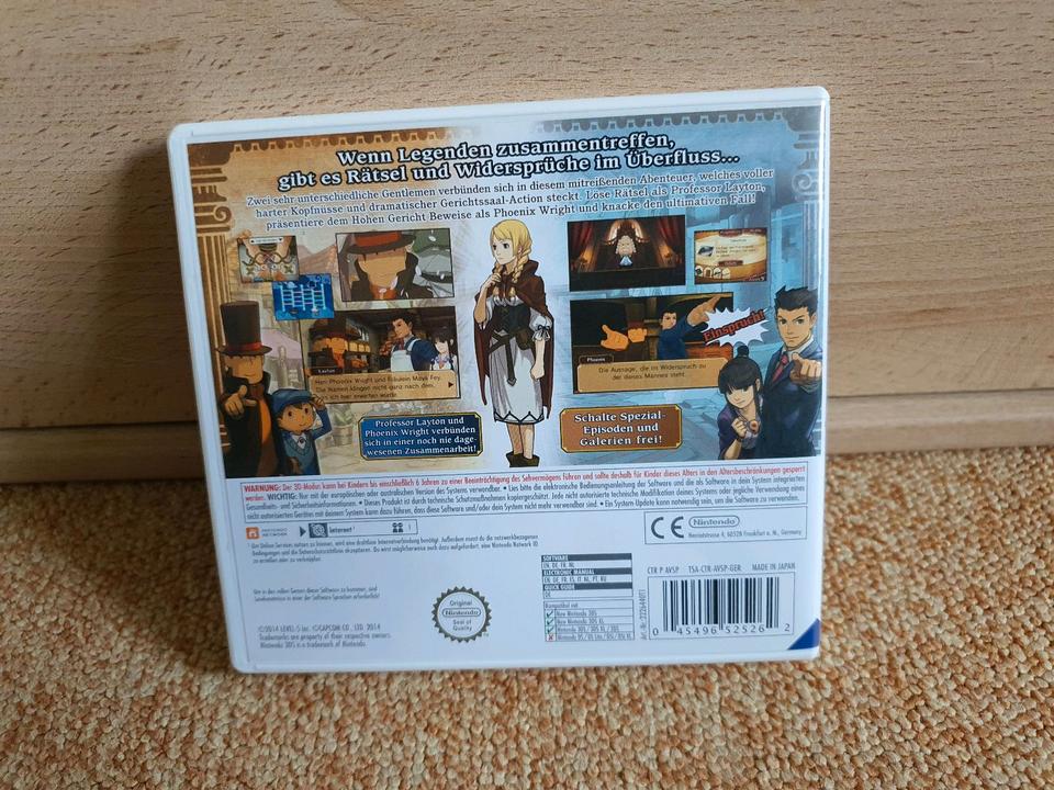 Professor Layton vs Phoenix Wright Ace Attorney - Nintendo 3DS in Bernau