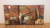 London Collage Leinwand auf Keilrahmen bxhxt 150 x 76 x 4 Hamburg - Harburg Vorschau