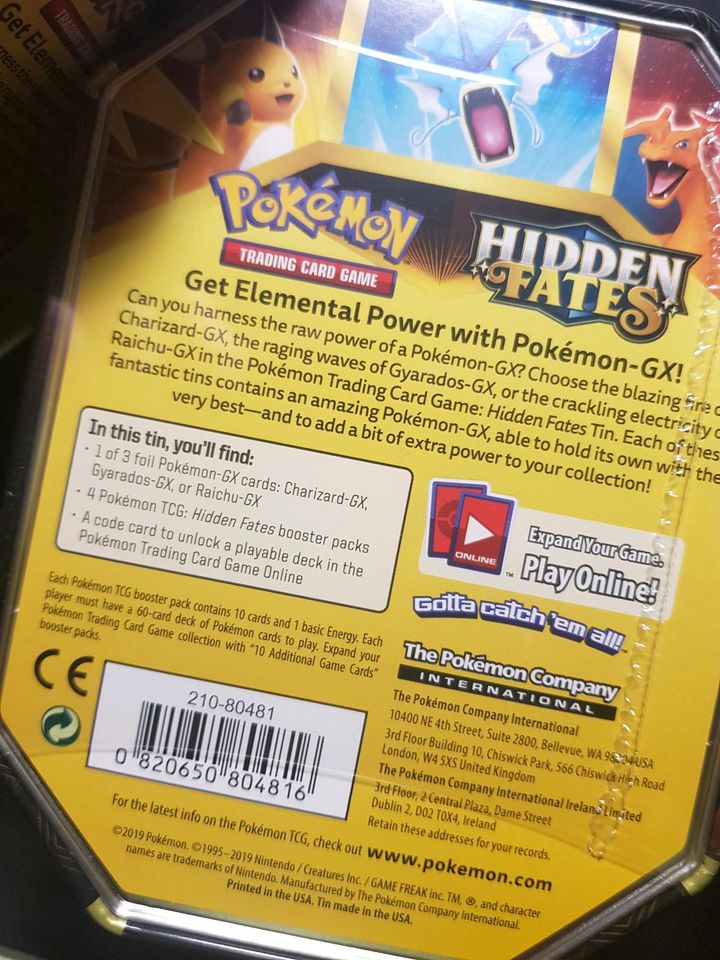 Pokemon-Karten OVP Booster Tin Display in Meerbusch