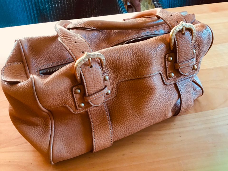 Dooney & Bourke – Handtasche Henkeltasche Beige Camel in Wedel