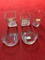 3 Glasvasen,2 Glasgefäße,rund,quadratisch,neu,Deko,Glas,Blumen Thüringen - Ichtershausen Vorschau