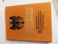 Gedenkbuch, Reichsregierung 10. Verfassungstag 1929, alt Baden-Württemberg - Backnang Vorschau