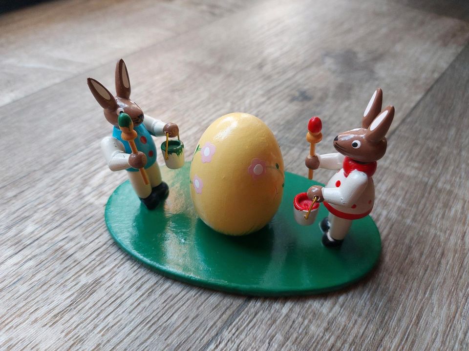 Dekoration Ostern Osterhasen in Sehmatal-Neudorf