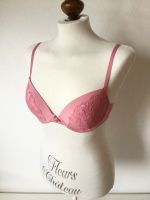 Lingerie BH 75 B rosa rose Spitze Träger verstellbar S Bayern - Ustersbach Vorschau