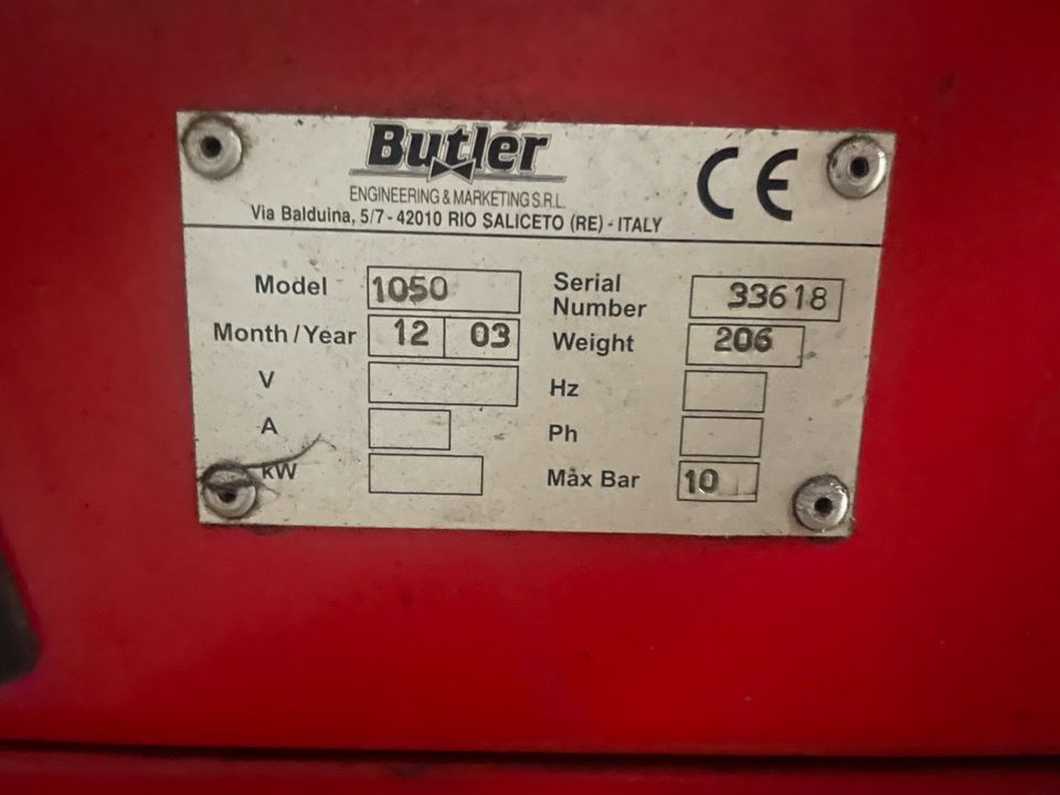 Butler 1050 Reifenmontiermaschine in Birstein