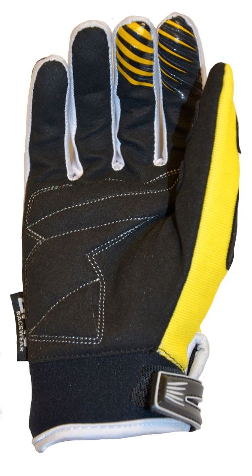 Motorrad Motocross Enduro Handschuhe Gelb Schwarz NEU XS in Stapelfeld