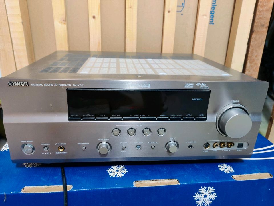 Yamaha Receiver RX-V661 incl. Einrichtmikrofon in Rostock