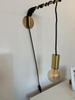 Hängelampe/Nachttischlampe goldfarben Niedersachsen - Emden Vorschau