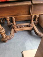 Antiker Tisch mit 8 Stühlen Nordrhein-Westfalen - Gronau (Westfalen) Vorschau