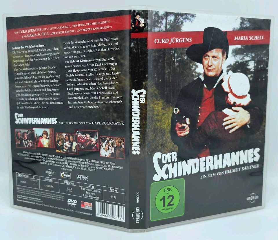 Der Schinderhannes - DVD - mit Curd Jürgens und Maria Schell !!! in Darmstadt