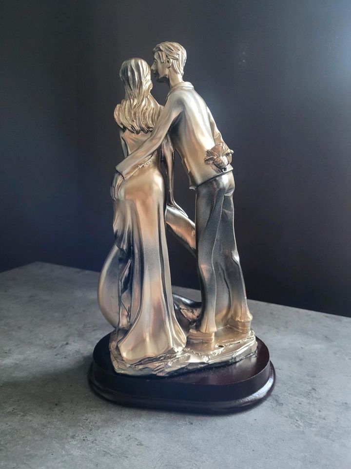 Statue ☆Mann&Frau☆Hochzeitsfigur☆Brautpaar☆ 25 cm m.Strass NEU in Leipzig