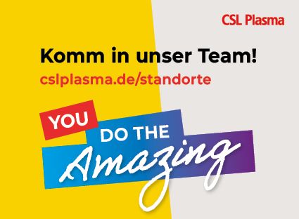 CSL Plasma Bremen City sucht Medizinische Fachangestellte in Bremen