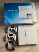 PlayStation 4 glacier white 500 GB inkl. 2 Controllern, 17 Spiele Nordrhein-Westfalen - Siegburg Vorschau